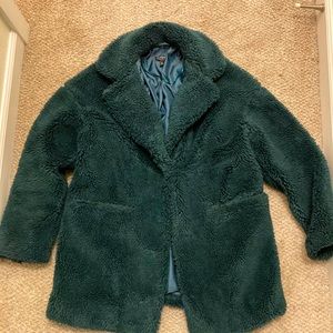 TopShop Teddy mid-length coat size US 4